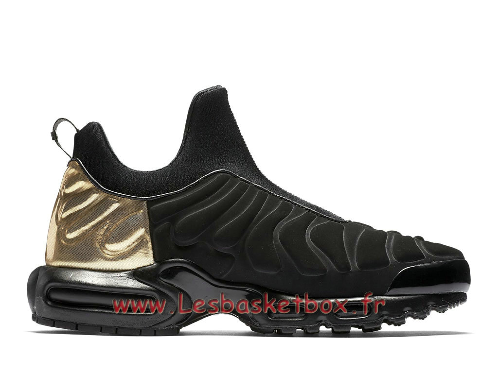 Chaussures Basket Nike Air Max Plus TN Slip On Black Gold 940382_001 ... ... Chaussures Basket Nike Air Max Plus TN Slip On Black Gold 940382_001 Officiel 2018 Pour Homme ...