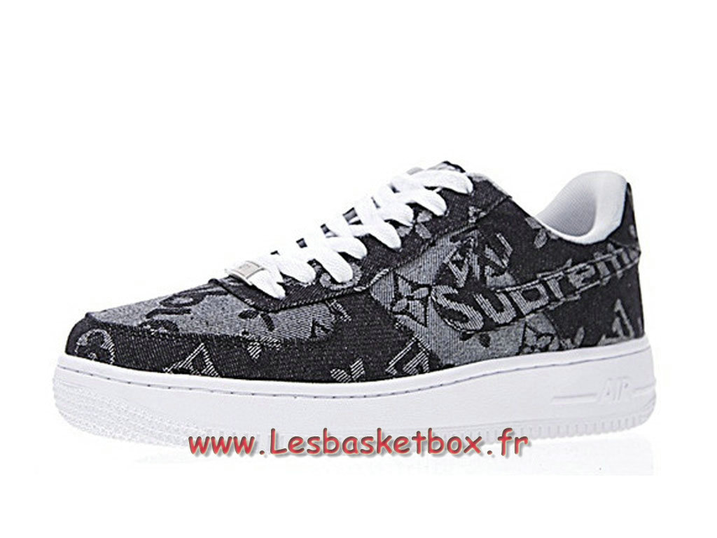 LV x Supreme x Nike Air Force 1 Denim AA5360-086 Chaussures Nike Supreme Prix Pour Homme ...