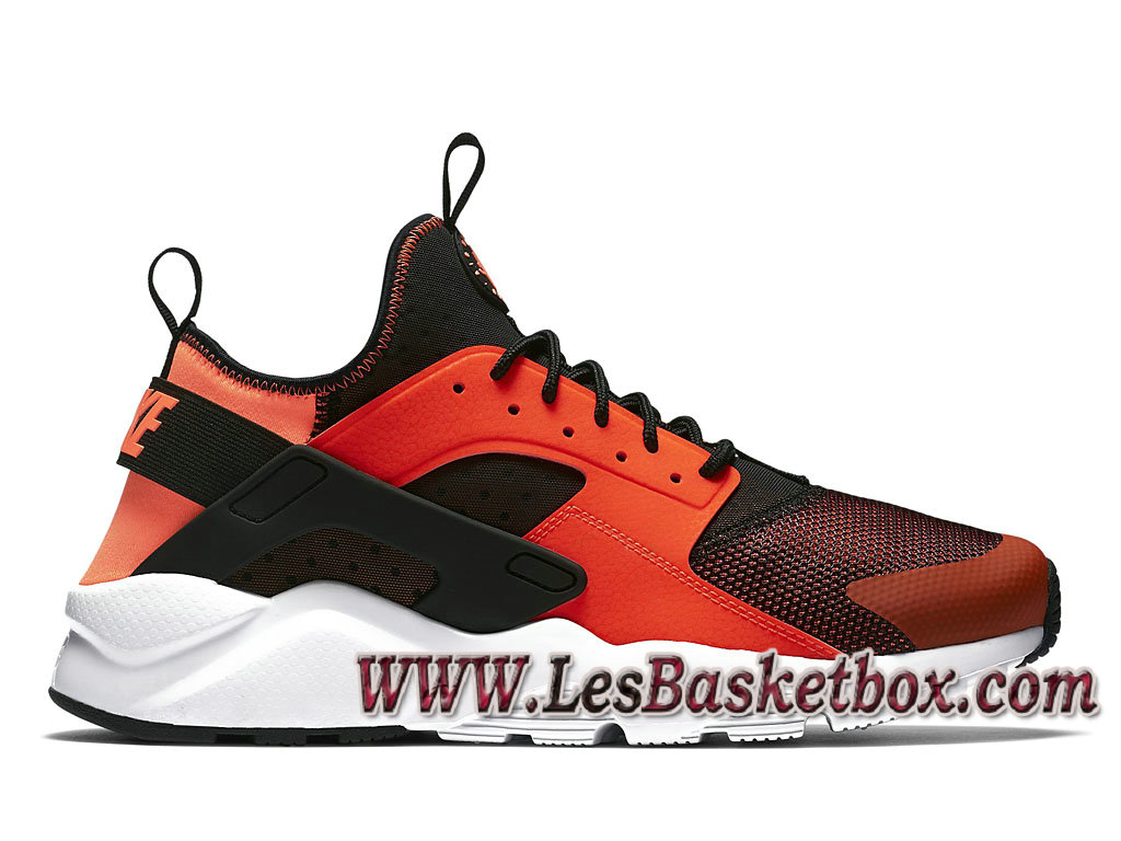 huarache homme noir et orange