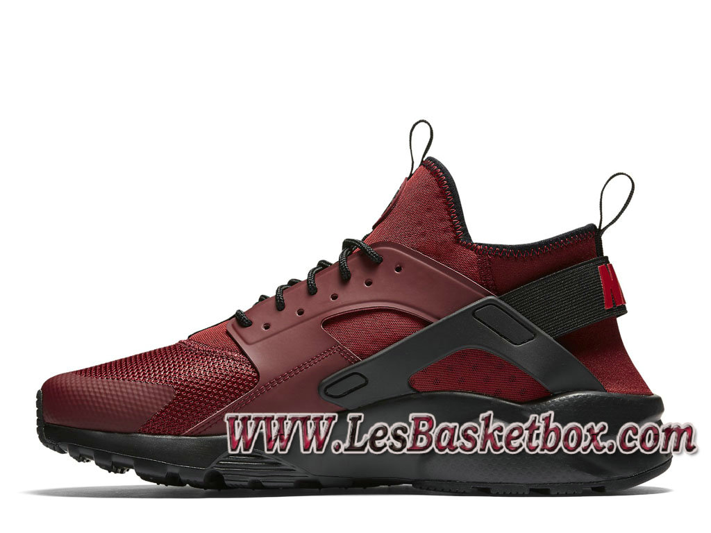 Nike Air Huarache Ultra Rouge/Noires 819685_601 Chaussures Officiel ... ... Nike Air Huarache Ultra Rouge/Noires 819685_601 Chaussures Officiel Urh Pour Homme Rouge ...