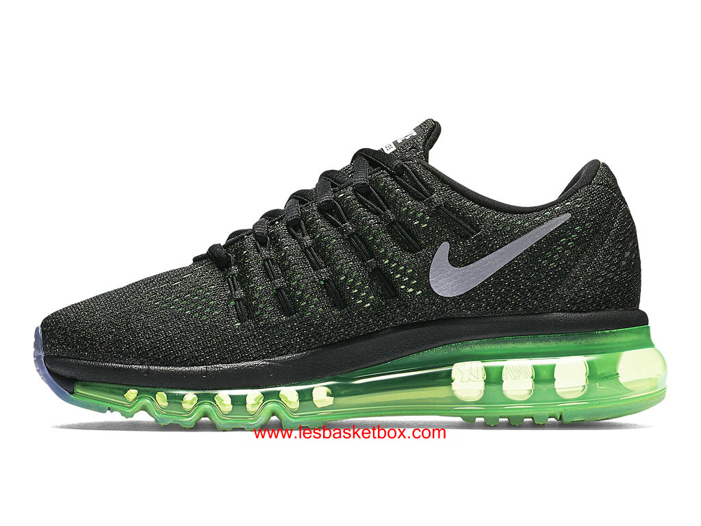 Classique Modele Nike Air Max 2016 Noir Argent Vert Chaussures Pour ... ... Nike Air Max 2016 Noir Argent Vert Chaussures Pour Femme 807236-003 ...