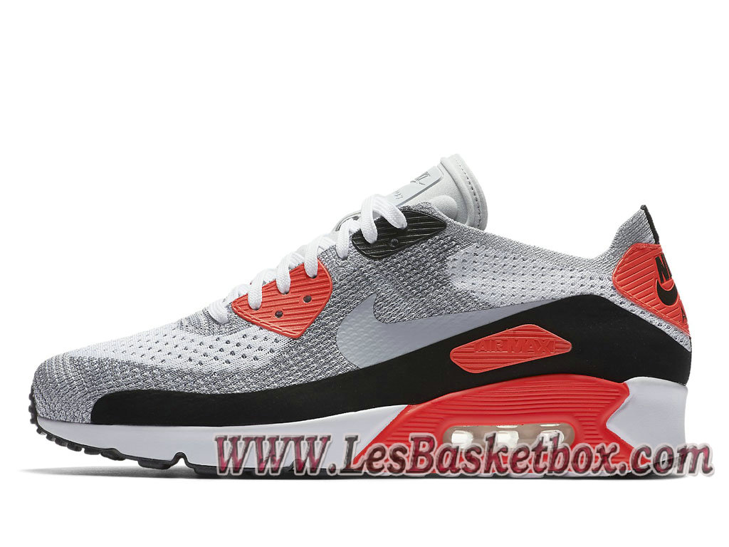 Nike Air Max 90 Ultra Flyknit Infrared 23 875943_100 Chaussures NIke ... Nike Air Max 90 Ultra Flyknit Infrared 23 875943_100 Chaussures NIke Pas cher Pour Homme ...