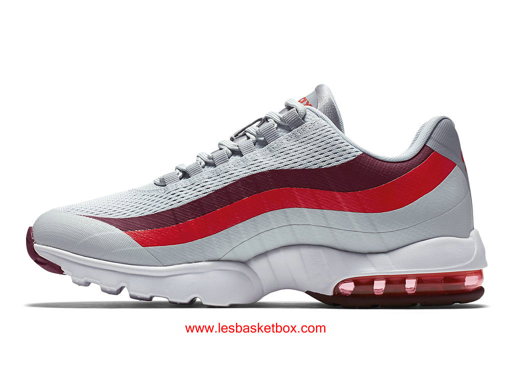Chausport Nike Air Max 95 Ultra Athletic Pure Platinum/Crimson ... ... Nike Air Max 95 Ultra Athletic Pure Platinum/Crimson Lumineux Femmes 749212-003 ...