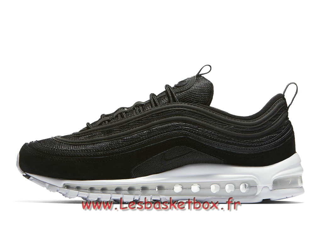 Nike Air Max 97 Premium Black White 921826-003 Chaussures Officiel Running Pour Homme ...