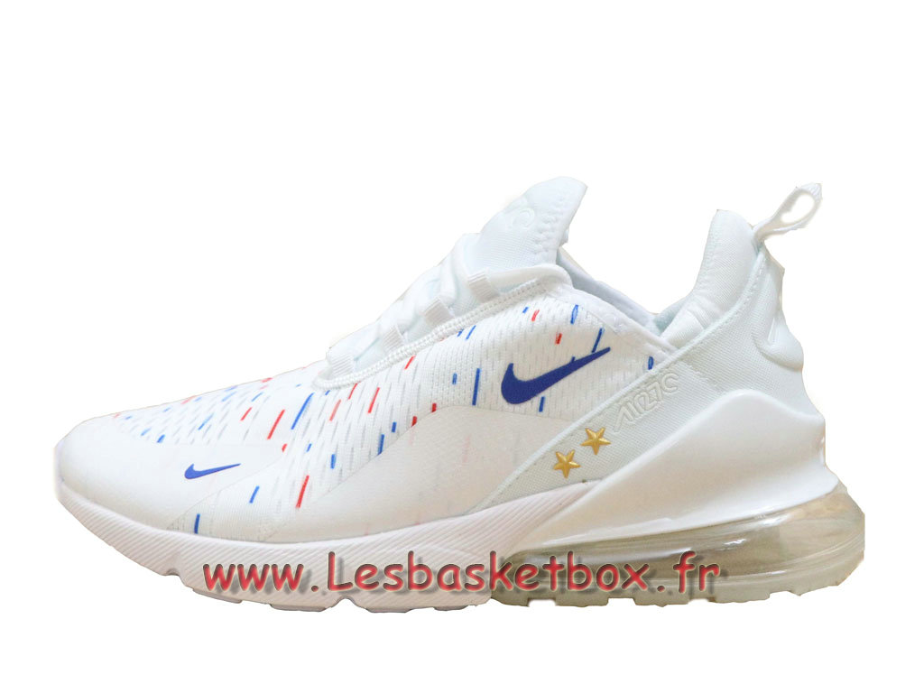 Nike Wmns Air Max 270 France 2018 World Cap 2 Etoiles Blanc ... Nike Air Max 270 France 2018 World Cap 2 Etoiles Blanc Bleu Chaussures Officiel prix Pour