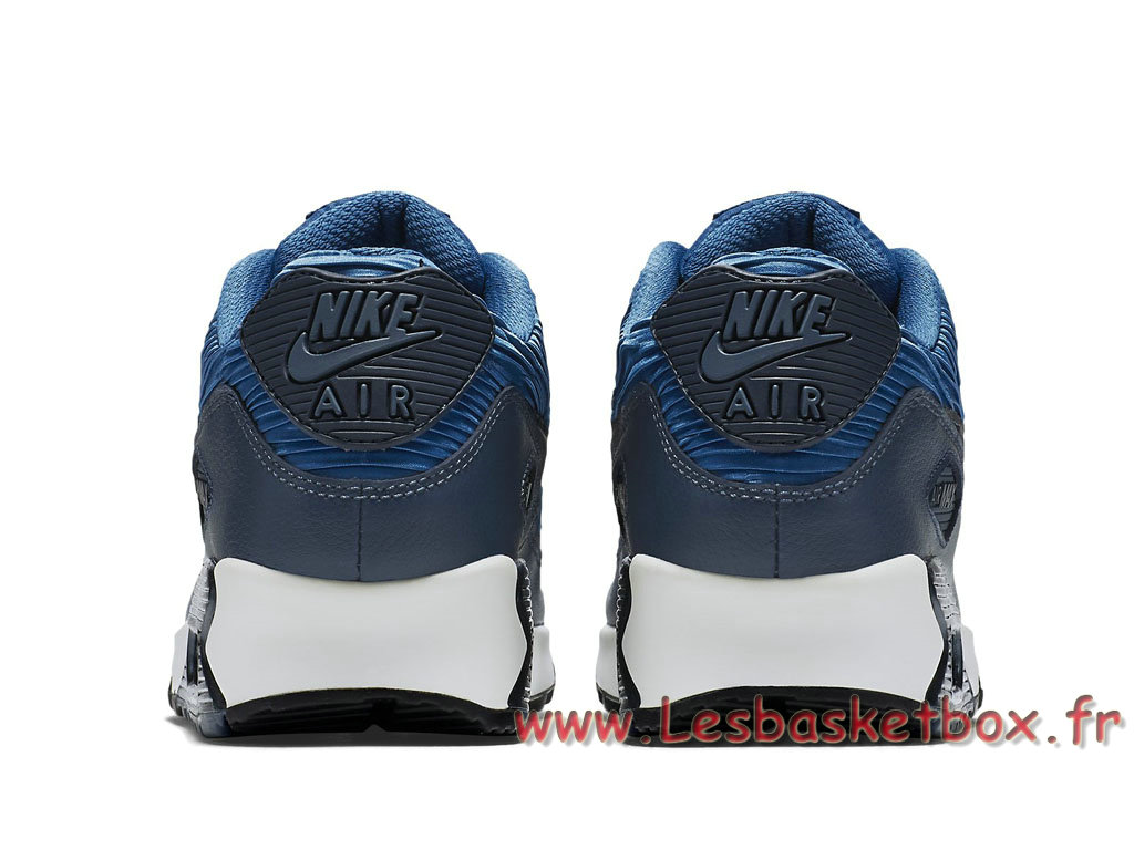 ... Nike WMNS Air Max 90 LTR Bleu 768887_401 Femme/Enfant Nike Pas cher Chaussures