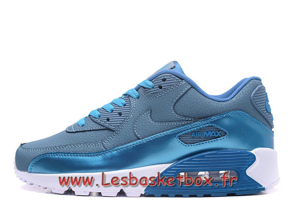 Nike Wmns Air Max 90 PRM Bleu Chausport Nike pas cher Pour Femme ... Nike Wmns Air Max 90 PRM Bleu Chausport Nike pas cher Pour Femme/enfant ...