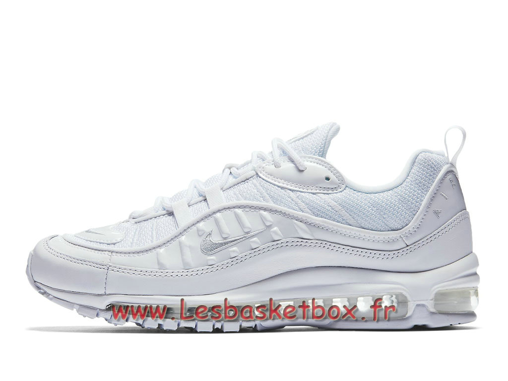 Running Nike Air Max 98 Pure Platinum 640744_106 Chaussures Nike ... Running Nike Air Max 98 Pure Platinum 640744_106 Chaussures Nike 2018 Pour Homme Blanc ...