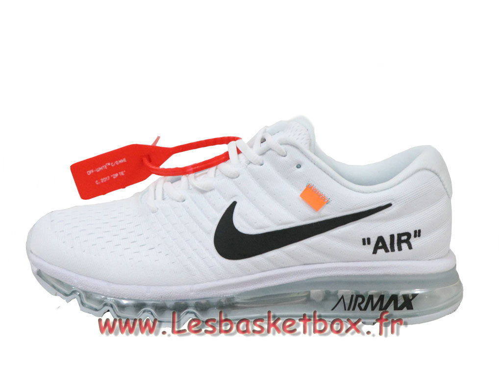 Running White Off X Nike Air Max 2017 Black White 849559_002 Chaussures Officiel 2018 pour Homme ...