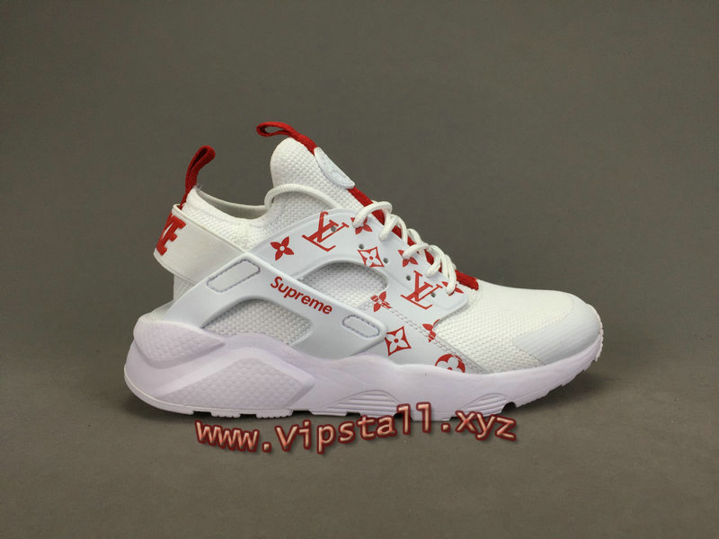 Running X LV Supreme Nike air Huarache Ultra Blanc Chaussures Supreme Nike Urh Pour Homme ...