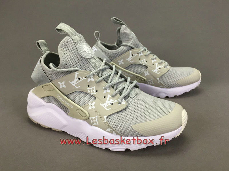 Running X LV Supreme Nike air Huarache Ultra Gris Chaussures Supreme Nike Urh Pour Homme ...