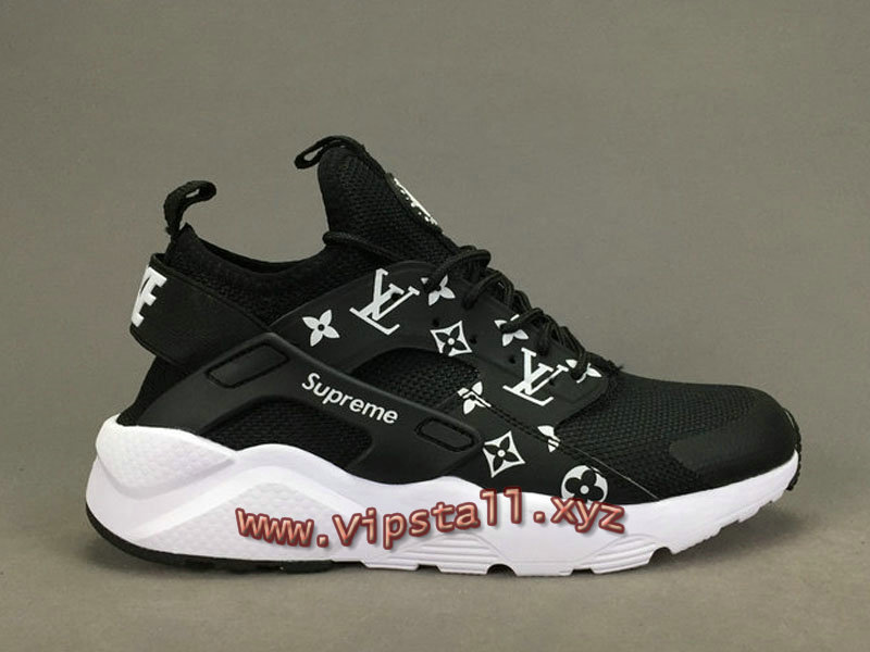 Running X LV Supreme Nike air Huarache Ultra Noires Chaussures Supreme Nike Urh Pour Homme ...