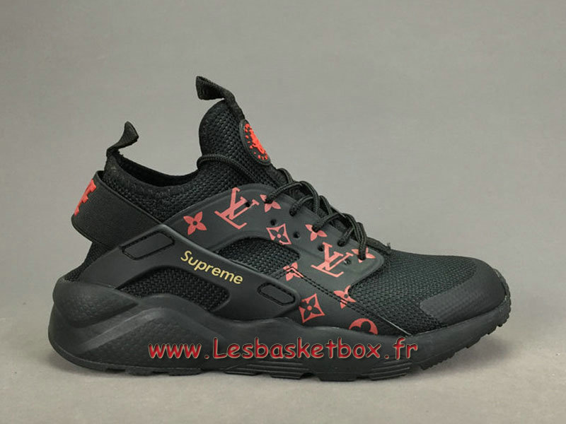 Running X LV Supreme Nike air Huarache Ultra Noires Orange Chaussures Nike Basket Pour Homme ...