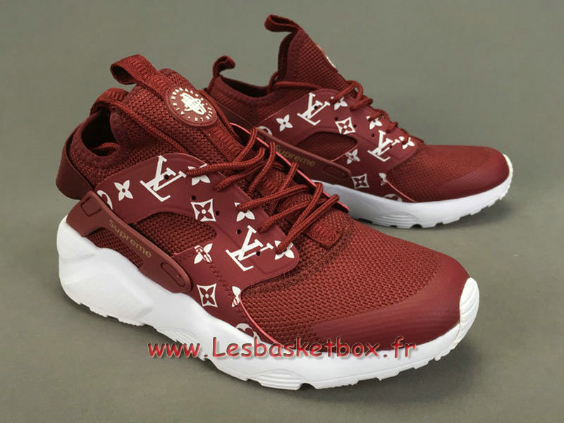 RunningX LV Supreme Nike air Huarache Ultra Red Chaussures Urh Nike Officiel Pour Homme ...